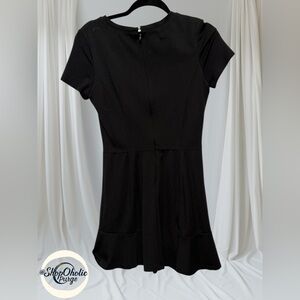 MNG Suit Black Dress size Small Chic A Line Dress with Waist Detail Size S